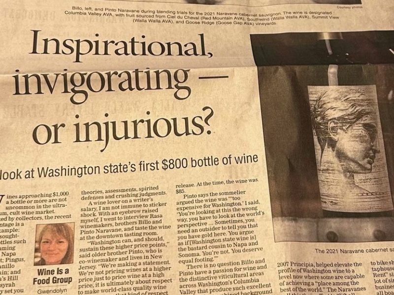 An $800 Wine From Washington&nbsp;State?